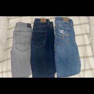 “American Eagle” Skinny Jean/Jegging Bundle 💕size 4
